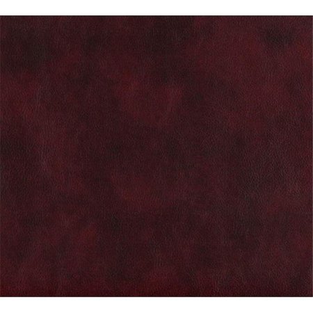 DESIGNER FABRICS Designer Fabrics G639 54 in. Wide Burgundy; Smooth Small Leather Grain Upholstery Grade Recycled Leather G639